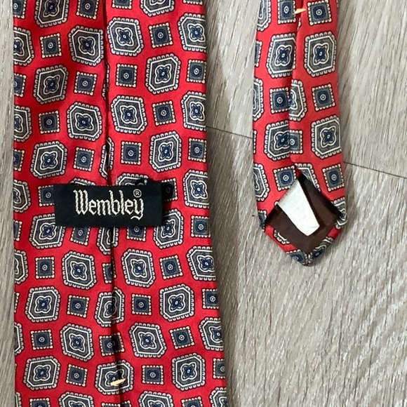 Extra Long Wembley Vintage Tie Big and Tall - Picture 3 of 3